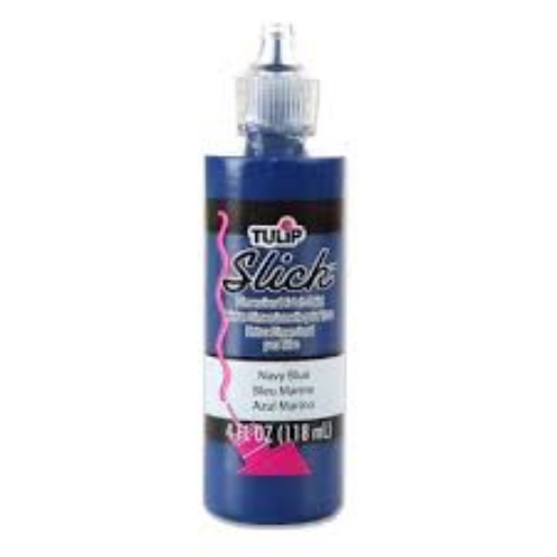 Picture of Tulip Slick 3D Χρώμα Υφάσματος 118ml – Navy Blue (Γυαλιστερό Dimensional Paint)
