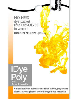 Picture of Jacquard iDye Poly Fabric Dye 14g – Golden Yellow| Βαφή για Polyester, Nylon & Συνθετικά Υλικά