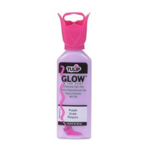 Picture of Tulip Glow In The Dark Dimensional Fabric Paint 1.25oz – Ανάγλυφο Χρώμα Υφάσματος που Φωσφορίζει – Purple Glow (Μωβ Φωσφορίζον)