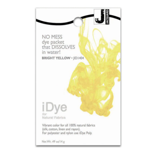 Picture of Jacquard iDye Fabric Dye Βαφή για Φυσικά Υφάσματα 14g – Bright Yellow | Βαφή για Βαμβάκι, Λινό & Μετάξι