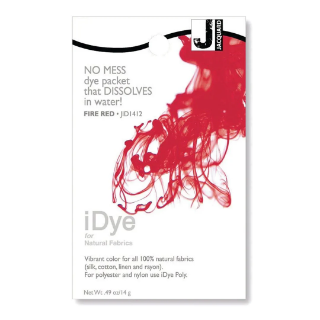 Picture of Jacquard iDye Fabric Dye Βαφή για Φυσικά Υφάσματα 14g – Fire Red | Βαφή για Βαμβάκι, Λινό & Μετάξι