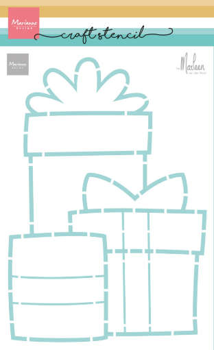 Picture of Marianne Design Craft Stencil Presents – Στένσιλ από τη Marleen