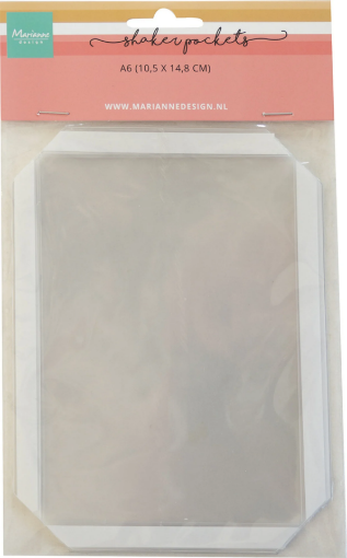 Picture of Marianne Design Tools Shaker A6 Pockets – Διάφανες Θηκες για Shaker Κάρτες, 5τμχ