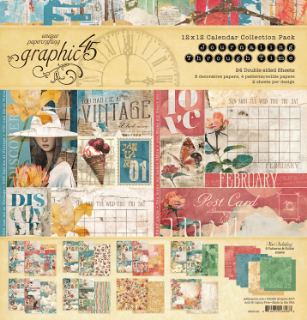 Picture of Graphic 45 Journaling Through Time – 12x12 Collection Pack Σετ Χαρτιών Scrapbooking Διπλής Όψης