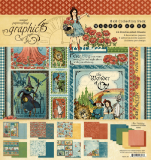 Picture of Graphic 45 The Wonder of Oz – 8x8 Collection Pack Σετ Χαρτιών Scrapbooking