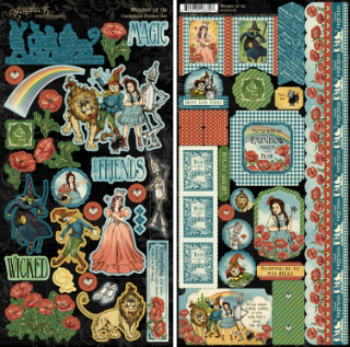 Picture of Graphic 45 The Wonder of Oz – Sticker Set Σετ Αυτοκόλλητων Στοιχείων