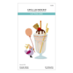 Picture of Spellbinders Happier Hour Etched Dies  Σετ Λεπτών Μητρών Κοπής Fountain Wishes (Ποτήρι Milkshake)