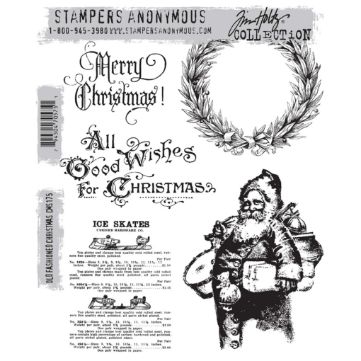 Picture of Stampers Anonymous Tim Holtz Σφραγίδες Cling CMS175 – Old Fashioned Christmas