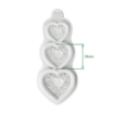 Picture of Katy Sue Designs Silicone Mould Cosmic Shimmer Ornate Heart Trio – Καλούπι Σιλικόνης με Διακοσμητικές Καρδιές για Ρητίνη & Πηλό