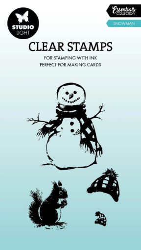Picture of Studio Light Essentials Clear Stamp Σετ Διάφανων Σφραγίδων, Snowman