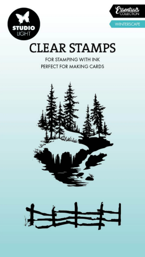 Picture of Essentials by Studio Light Χειμωνιάτικη Σφραγίδα Winterscape (2τμχ)