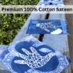 Picture of Jacquard Cyanotype Pretreated Fabric Sheets - Υφασμάτινα Φύλλα με Ειδική Επίστρωση  για Κυανοτυπία 8.5"x11", 30 τεμ
