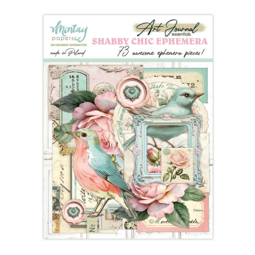 Picture of Mintay Art Journal Ephemera Pack - Σετ Διακοσμητικά Die cuts,  Shabby Chic (73 Τεμ.)