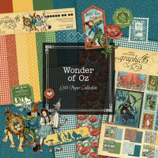 Picture of Graphic45 Wonder of Oz Scrapbooking Collection - Συλλογή Scrapbooking