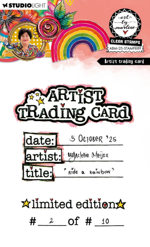 Picture of Art By Marlene Artist Trading Card Clear Stamp - Διάφανη Σφραγίδα