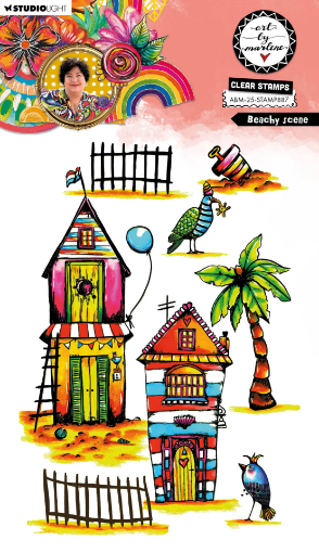 Picture of Art By Marlene Beachy Scene Clear Stamp - Σφραγίδα