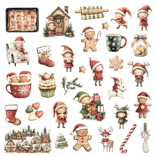 Picture of Prima Marketing Twinkle & Treats Ephemera - Σετ Διακοσμητικά Εφήμερα, 64 τεμ.