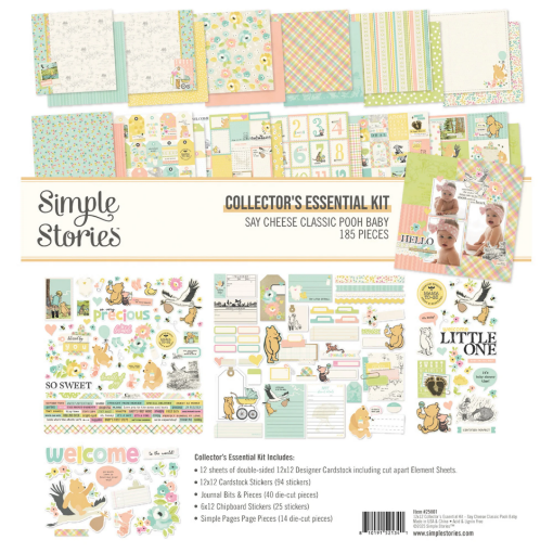 Picture of Say Cheese Classic Pooh Baby Collector’s Essential Kit – Συλλεκτικό Σετ Scrapbooking, 185 τεμ