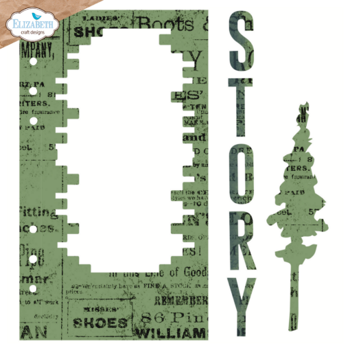 Picture of Elizabeth Craft Designs Winter Wanderlust Brick Frame Die Set – Σετ Μητρών Κοπής Brick Frame, 7 τεμ.