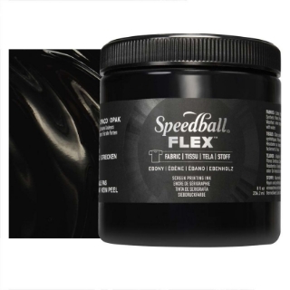 Picture of Speedball Flex Screen Printing Fabric Ink - Μελάνι Μεταξοτυπίας, Ebony 8oz