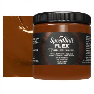 Picture of Speedball Flex Screen Printing Fabric Ink Μελάνι Μεταξοτυπίας 8oz - Cocoa Bean