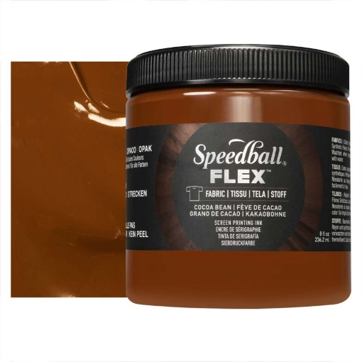 Picture of Speedball Flex Screen Printing Fabric Ink - Μελάνι Μεταξοτυπίας, Cocoa Bean