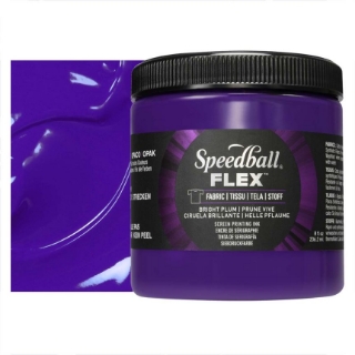 Picture of Speedball Flex Screen Printing Fabric Ink - Μελάνι Μεταξοτυπίας, Bright Plum