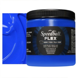 Picture of Speedball Flex Screen Printing Fabric Ink Μελάνι Μεταξοτυπίας 8oz - Lake Blue