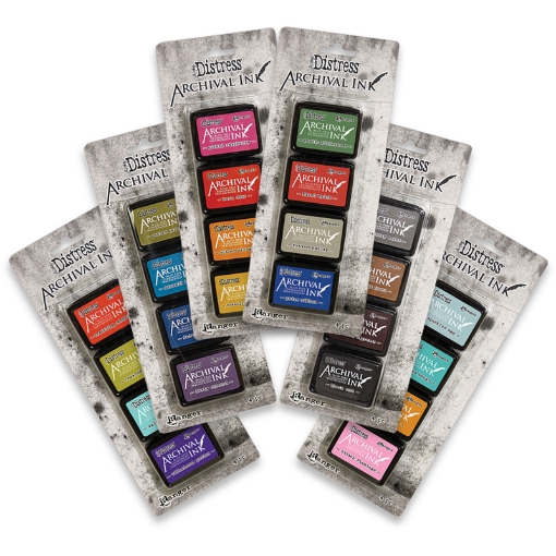 Picture of Tim Holtz Distress Archival Mini Ink Pads | Μόνιμα Archival Μελάνια για Stamping & Mixed Media