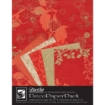 Picture of Black Ink Chinaberry Red Paper Pack – Χαρτιά Mulberry για Κολάζ & Βιβλιοδεσία (15 φύλλα)