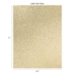 Picture of Harmony Diamond Chic Glitter Cardstock 8.5" × 11" – Gold Dust, 20 φύλλα