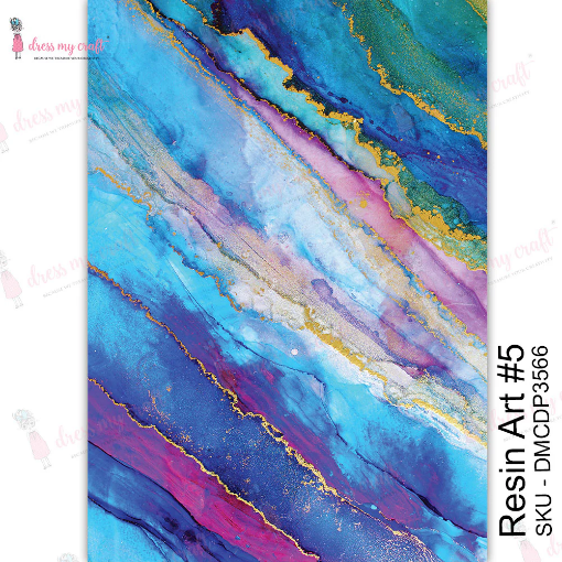 Picture of Dress My Craft Φύλλο Μεταφοράς Εικόνας A4 - Resin Art #5