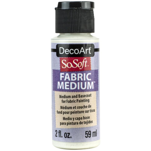 Picture of DecoArt SoSoft Fabric Acrylic Paint Medium Transparent 2oz – Διάφανο Medium για Χρώματα Υφάσματος