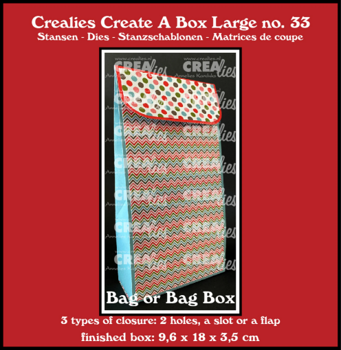 Picture of Crealies Create A Box Large | Dies για Κουτάκι Δώρου τύπου Gift Bag