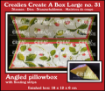 Picture of Crealies Create A Box Large No.31 | Dies για Κουτί Pillow Box με Διακοσμητικές Λωρίδες