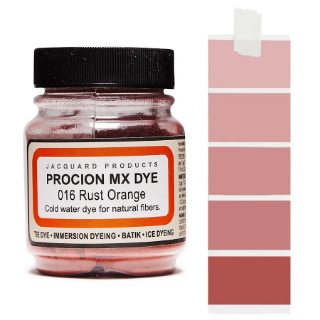 Picture of Jacquard Procion MX Fiber Reactive Cold Water Dye | Βαφή Υφάσματος με Κρύο Νερό – Rust Orange 
