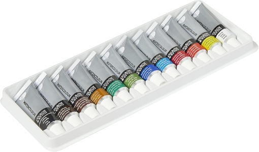 Picture of Daler Rowney Simply Watercolor Paint Tubes – Βασικό Σετ Ακουαρέλας σε Σωληνάρια, 12 Χρώματα (12ml)