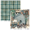 Picture of Mintay Papers Paper Pack Man Cave 12"×12" – Μπλοκ Scrapbooking Διπλής Όψης