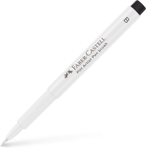 Picture of Faber-Castell Pitt Artist Marker Brush Tip – Λευκός Μαρκαδόρος India Ink (White 101)