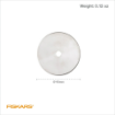 Picture of Fiskars Titanium Rotary Blade 45mm – Ανταλλακτική Περιστροφική Λεπίδα Τιτανίου