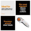 Picture of Fiskars Trigger Rotary Cutter 45mm – Περιστροφικός Κόπτης με Σκανδάλη για Craft, Quilting & Βιβλιοδεσία