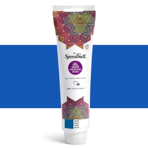 Picture of Speedball Fabric Block Printing / Relief Ink Blue 150ml – Υβριδικό Μελάνι Λινοτυπίας για Εκτύπωση σε Ύφασμα