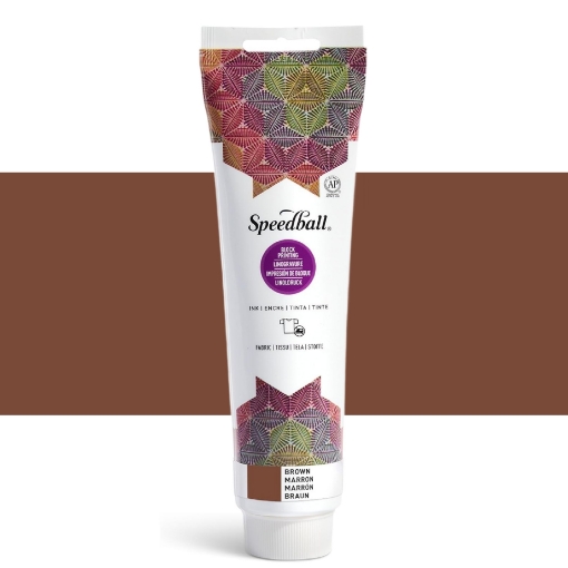 Picture of Speedball Fabric Block Printing / Relief Ink Brown 150ml – Υβριδικό Μελάνι Λινοτυπίας για Εκτύπωση σε Ύφασμα