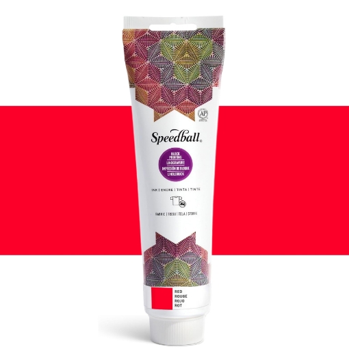 Picture of Speedball Fabric Block Printing / Relief Ink Red 150ml – Υβριδικό Μελάνι Λινοτυπίας για Εκτύπωση σε Ύφασμα