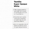 Picture of Jacquard Textile Color Χρώμα Για Ύφασμα 256ml - Super Opaque White (Υπερ-Αδιαφανές Λευκό)