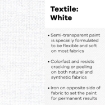 Picture of Jacquard Textile Color Χρώμα Για Ύφασμα 67ml - White (Λευκό)