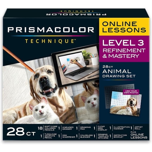Picture of Prismacolor Technique Kit | Σετ Εκμάθησης Χρωματισμού & Σκίασης – Level 3 Animals