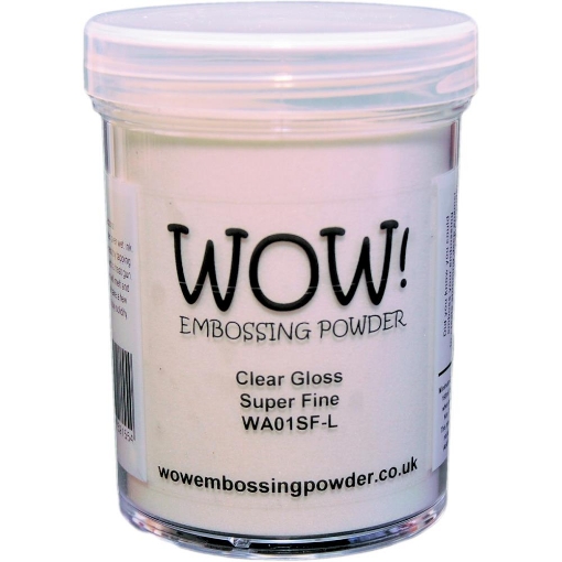 Picture of WOW! Embossing Powder Super Fine | Σκόνη Θερμοανάγλυφης Αποτύπωσης, Clear Gloss 15ml