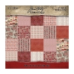 Picture of Tim Holtz Idea-ology Μπλοκ Scrapbooking Διπλής Όψης 12" x 12" – Palette Collection, Red
