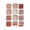 Picture of Tim Holtz Idea-ology Μπλοκ Scrapbooking Διπλής Όψης 8" x 8" – Palette Collection, Red